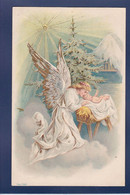 CPA Ange Angel écrite Gaufrée - Angeli