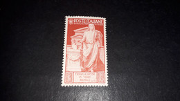 04AL12 REGNO D'ITALIA 1937 BIMILLENARIO NASCITA DI AUGUSTO 20 CENT. "X" - Mint/hinged