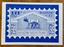 R.S.I. C.P.  30 C.VINCEREMO SOPRASTAMPA PRIVATA XXX ASS.FILATELICA ITALIANA - SETTIMANA FILATELICA ROMANA 31/12/44 - Entero Postal