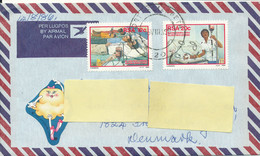 RSA South Africa Air Mail Cover Sent To Denmark 15-8-1986 Topic Stamps - Poste Aérienne
