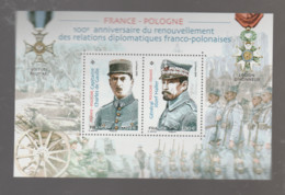 FRANCE / 2019 / Y&T N° 5311/5312 ** En Bloc Ou F5311 ** (Feuillet "France-Pologne")  X 1 - Nuovi