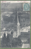 CPA Dos Précurseur - ESSONNE - PALAISEAU - L'ÉGLIS & SON CLOCHER - édition G. Trianon - Palaiseau