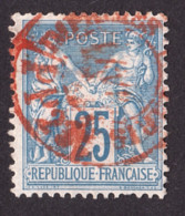 France - Sage Type II N° 79 - Oblitération CàD Rouge Des Imprimés - 1876-1898 Sage (Type II)