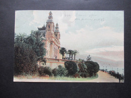 Monaco Monte Carlo AK 1906 Mit Viel Text! Nach Belgien Verviers Gesendet Ank. Stempel Verviers (Ouest) - Monte-Carlo