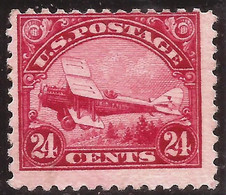 EE.UU. -  Fx. 529 - Yv. Ae. 6 - 24 C. Rojo Carmin - De Havilland - 1923 - ** - 1b. 1918-1940 Neufs