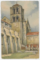 Cpa Signée Barday, Barre Dayez 3118 C, Vézelay, Basilique De La Madeleine - Barday
