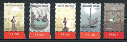 BE   3194 - 3198    XX   ---   Tourisme : Statues Populaires  --  Parfait état - Unused Stamps