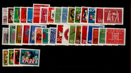 Bund Komplettes Jahr 1962 - 1963 /  Year 1962 - 1963 Nr. 375 - 411 MNH Postfrisch ** - Ungebraucht