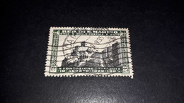 04AL13 SAN MARINO 1935 12' ANNIVERSARIO DEL FASCIO DI SAN MARINO 25 CENT. "XO" - Used Stamps