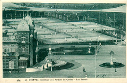 Dieppe * Intérieur Des Jardins Du Casino * Les Courts De Tennis * Sport - Dieppe