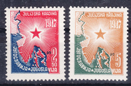 Yugoslavia Republic 1947 Mi#527-528 Mint Hinged - Neufs