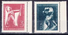 Yugoslavia Republic 1951 Mi#662-663 Mint Never Hinged - Ongebruikt