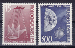 Yugoslavia Republic 1958 Mi#868-869 Mint Never Hinged - Ungebraucht