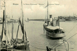 Le Tréport * Dieppe * Le Bateau D'excursion MERCURE , Quittant Le Port - Le Treport