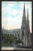 Carte P De 1908 ( New York / Cathedral  ) - Kerken