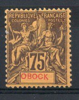 OBOCK Timbre Poste N°43* Neuf Charnière TB Cote : 42€ - Nuovi