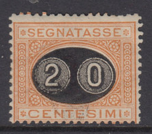 ITALIA - Sassone Tax N.18 Cat. 2400€ CENTRATISSIMO MH*  Linguellato - Postage Due