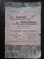 Le Journal Des Philatelistes , Th Lemaire 1909 - Frankrijk