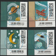 ALEMANIA 2022 -   "Welt Der Briefe"  MI 3670/73 - Used Stamps