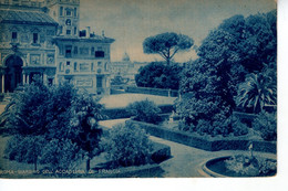 Roma - Giardino Dell'accatemia Di Francia (viaggiata Per La Francia, 1921) - Parcs & Jardins