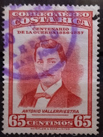 COSTA RICA 1957 Airmail - The 100th Anniversary Of War Of 1856-67 USADO - USED. - Costa Rica