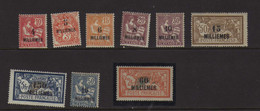 Alexandrie (1921-23)- Timbres Surcharges - Neufs* - MH - Neufs