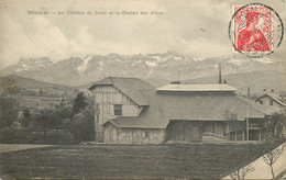 SUISSE MEZIERES LE THEATRE DU JORAT ET LA CHAINE DES ALPES - Jorat-Mézières