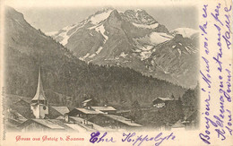 SUISSE GRUSS AUS GSTEIG B. SAANEN - Gsteig Bei Gstaad