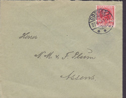 Denmark Brotype Ia ODENSE 1910 'Petite' Cover Brief Brotype ASSENS (Arr.) 10 Øre Frederik VIII. - Briefe U. Dokumente