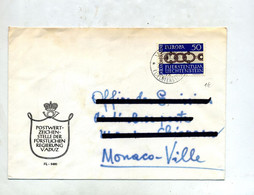 Lettre Cachet Vaduz Sur Europa - Maschinenstempel (EMA)