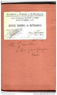 SUPERBE CATALOGUE 1921 ACIERIES ET FORGES DE ST FRANCOIS METALLURGIE TRAVAIL SUR METAUX ST ETIENNE V.SCANS+ DESCRIPT. - Tools