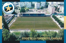 CARTE De Stade De: CAROUGE  SUISSE  STADE DE LA FONTENETTE  # REFERENCE . CS.1414 - Calcio
