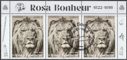 2022 - Y/T 5566 OBLITERE 1er JOUR 04/03/22 - Le LION Par "ROSA BONHEUR 1822-1899" - BLOC 3T ISSU HAUT FEUILLET - Oblitérés