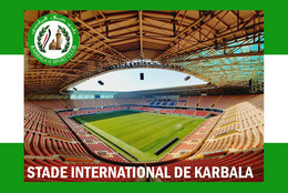CARTE De Stade De: KARBALA   IRAK   STADE INTERNATIONAL DE KERBALA  # REFERENCE . CS.1423 - Calcio