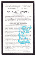DP Natalie Dauwe ° Zaffelare Lochristi 1848 † Zeveneken 1922 X Francis Bohyn - Santini