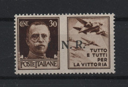 Repubblica Sociale 1943 - G.N.R. - Propaganda Di Guerra 30c.  Sass. 19 Set Di 1v. Nuovo** - Propaganda De Guerra