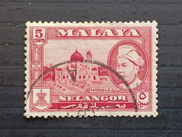 STRAITS SETTLEMENTS SELANGOR MALAYSIA 1953 MASJID ALWI MOSQUE KANGAR GIBBONS N. 119 - Selangor