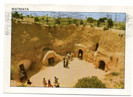 Tunisie -- MATMATA --1989--Habitations Troglodytes...........beaux Timbres.......cachet..........à Saisir - Tunesien