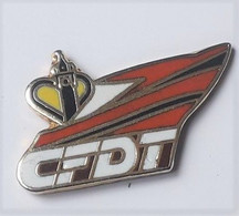 SP145 Pin's Syndicat CFDT Logo Nord Pas De Calais Qualité EGF Achat Immédiat - Administrations