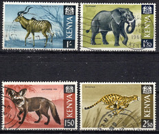 EAK+ Kenia 1966 1969 Mi 28-30 35 Tiere TK - Kenia (1963-...)