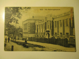 Delcampe - ESTONIA LATVIA VALGA WALK DAS MÄDCHENGYMNASIUM , OLD POSTCARD , 1-2 - Estland