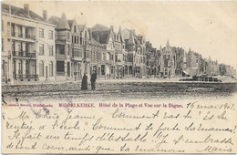 Delcampe - Middelkerke   *   Hôtel De La Plage Et Vue Sur La Digue - Middelkerke