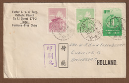 Formosa- Taiwan Letter To Holland - Covers & Documents