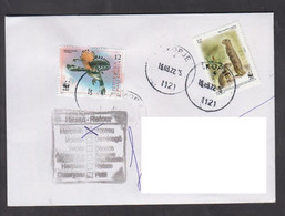 REPUBLIC OF MACEDONIA, COVER, MICHEL 453,610 - WWF + - Lettres & Documents