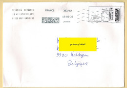 France Brétigny Orge >> Maldegem B  2021 / MonTimbrenLigne - Lettres & Documents