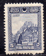 TURCHIA TURKÍA TURKEY 1926 FORTRESS OF ANKARA 5g MH - Neufs