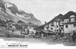 Village Alpestre Publicité Chocolat Klaus - VS Valais