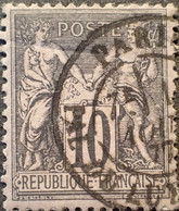 R1311/1714 - SAGE TYPE II N°89 (sur Papier) Avec CàD De PARIS ➤➤➤ PALAIS DU LUXEMBOURG (SENAT) Du 1er AOÛT 1877 - 1876-1898 Sage (Type II)