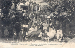 CPA  74 SEYSSEL Concours Agricole Du 18 Septembre 1910 La Place De L'Orme - Seyssel