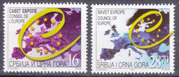 Yugoslavia , Serbia And Montenegro 2003 Mi#3107-3108 Mint Never Hinged - Neufs